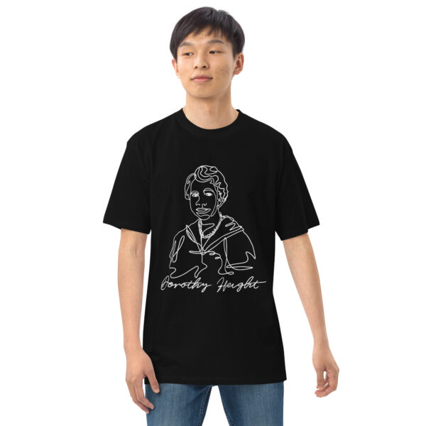 Dorothy Heights: Men's Heavyweight Tee - White Logo - Image 6