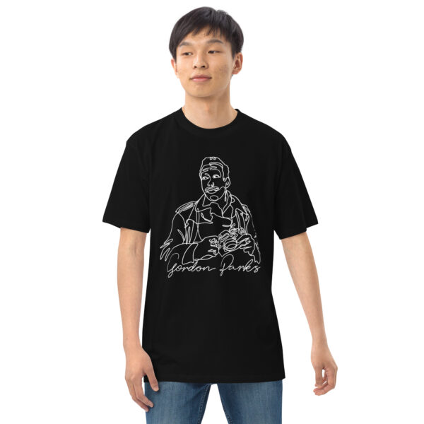 Gordon Parks: Heavyweight Men's Tee - White Logo - Image 5