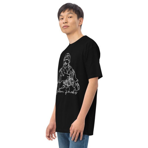 Gordon Parks: Heavyweight Men's Tee - White Logo - Image 3