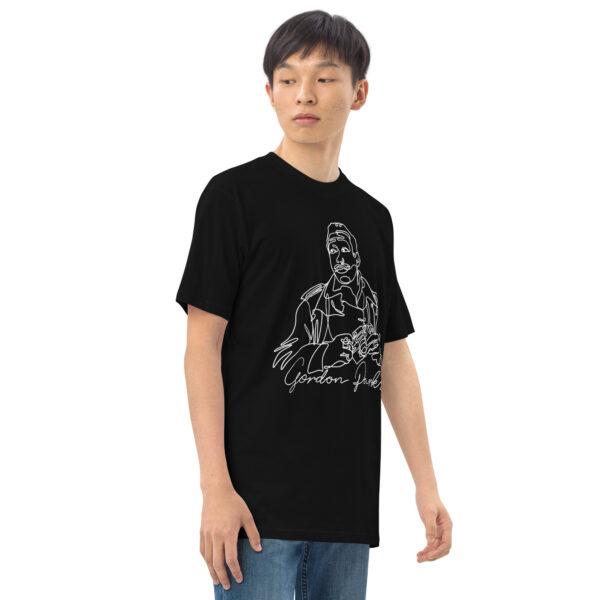 Gordon Parks: Heavyweight Men's Tee - White Logo - Image 2