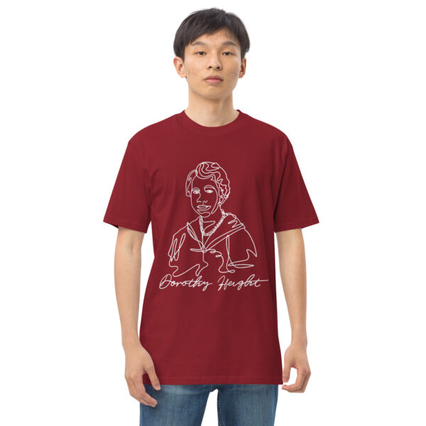 Dorothy Heights: Men's Heavyweight Tee - White Logo - Image 17