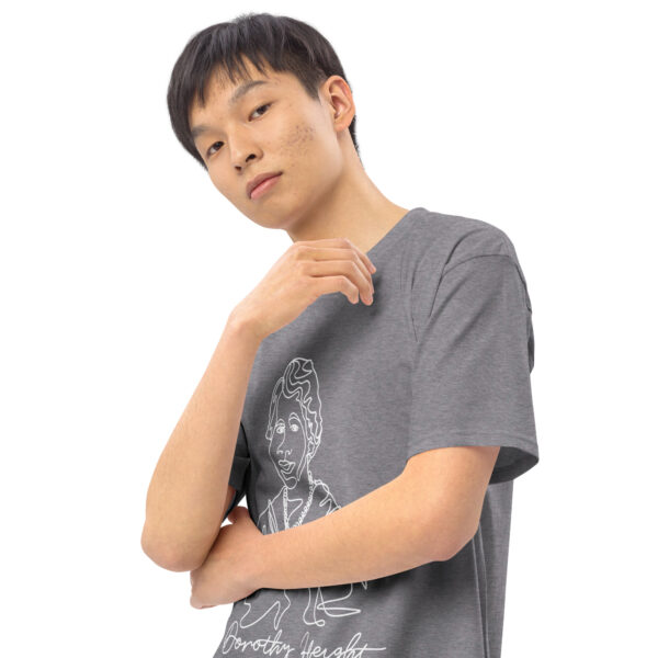 Dorothy Heights: Men's Heavyweight Tee - White Logo - Image 36