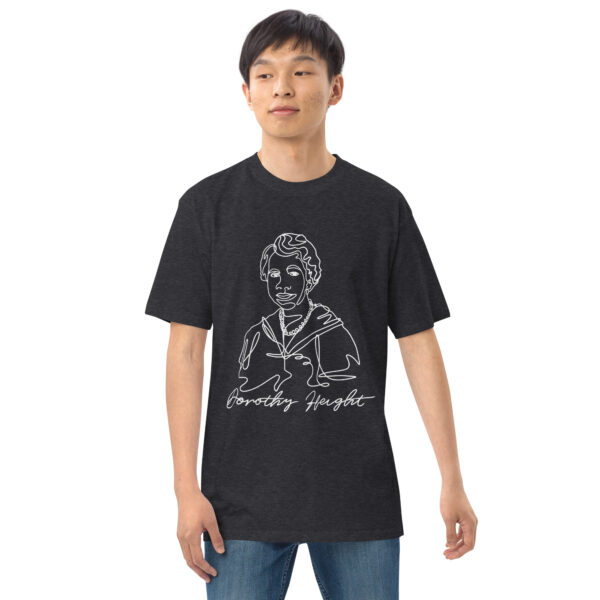 Dorothy Heights: Men's Heavyweight Tee - White Logo - Image 13