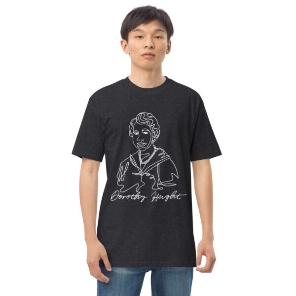 Dorothy Heights: Men's Heavyweight Tee - White Logo - Image 10