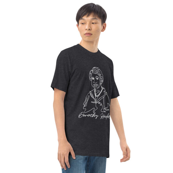Dorothy Heights: Men's Heavyweight Tee - White Logo