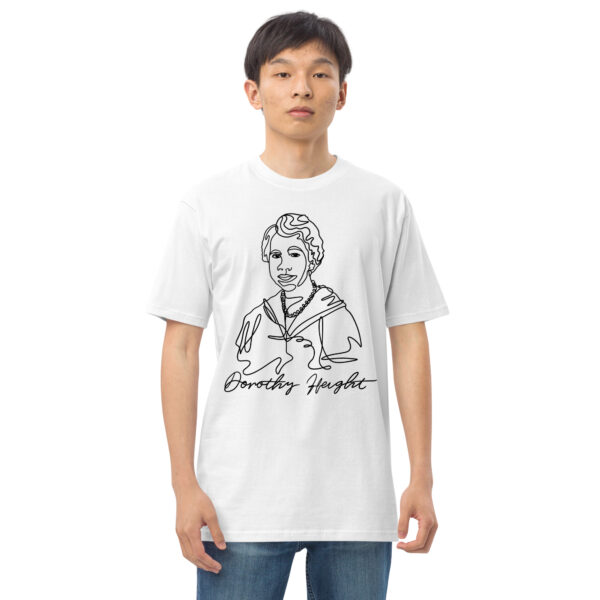 Dorothy Height: Men’s Heavyweight Tee - Black Logo