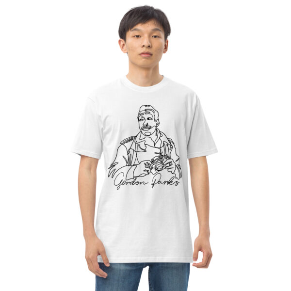 Gordon Parks: Heavyweight Men's Tee - Black Logo