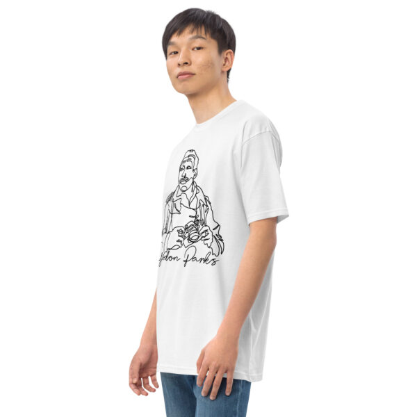 Gordon Parks: Heavyweight Men's Tee - Black Logo - Image 11