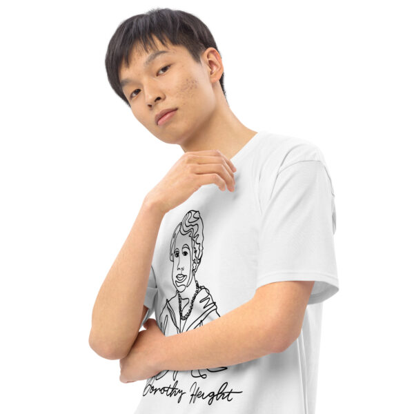 Dorothy Height: Men’s Heavyweight Tee - Black Logo - Image 12