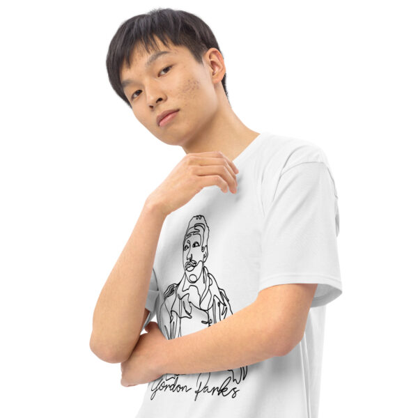 Gordon Parks: Heavyweight Men's Tee - Black Logo - Image 16