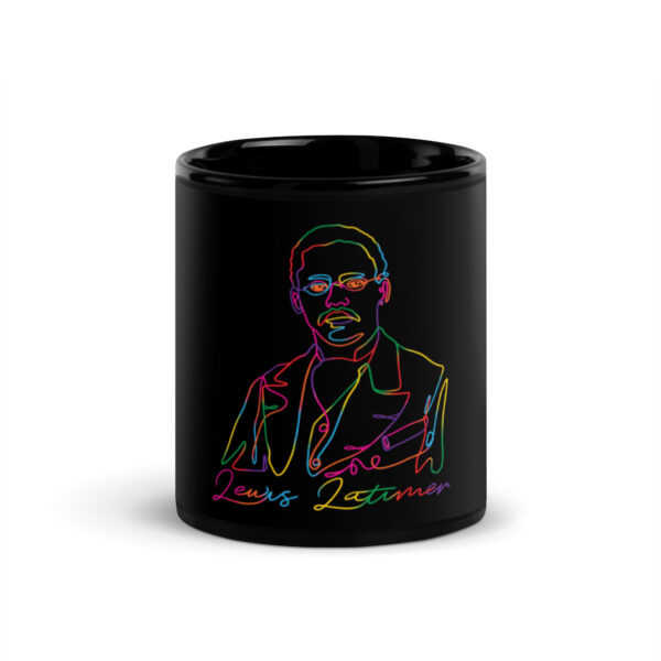 Lewis Howard Latimer: Glossy Mug - Colorful Logo