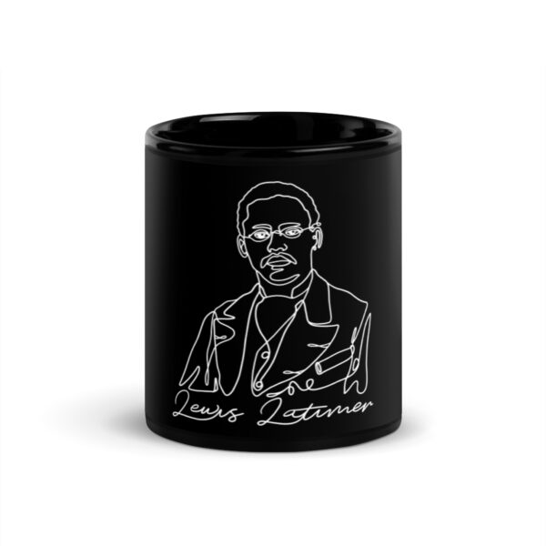 Lewis Latimer: Glossy Mug - White Logo