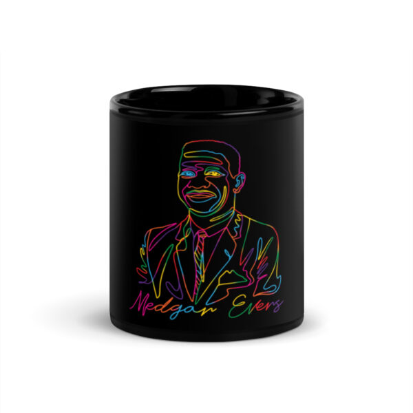 Medgar Evers: Glossy Mug - Colorful Logo