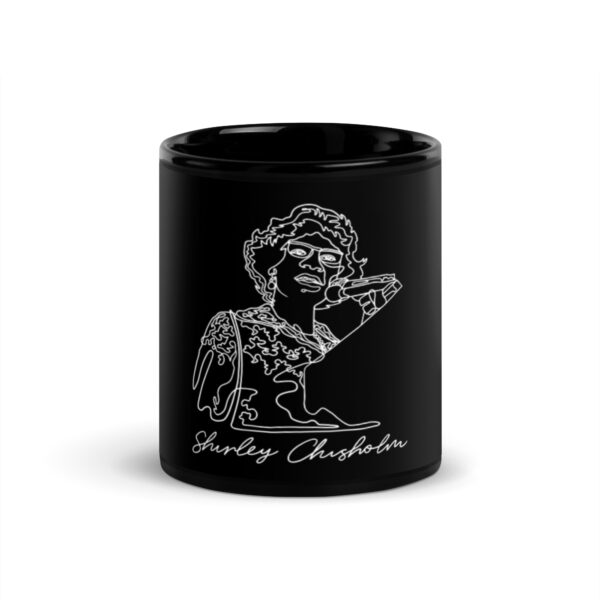 Shirley Chisholm: Glossy Mug - White Logo