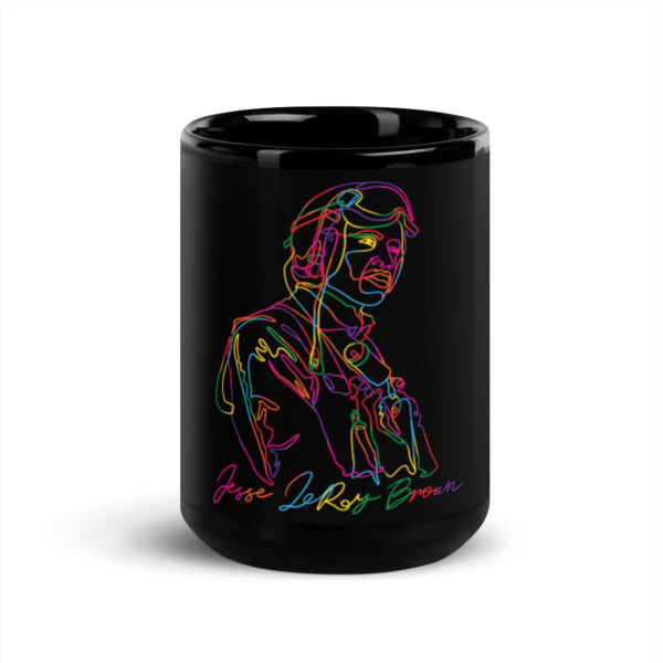 Jesse Leroy Brown: Glossy Mug - Colorful Logo - Image 6