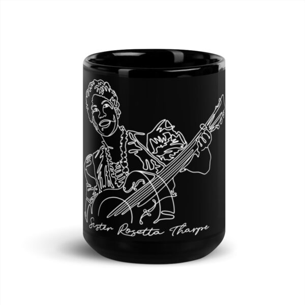 Sister Rosetta Tharpe: Glossy Mug - White Logo - Image 6