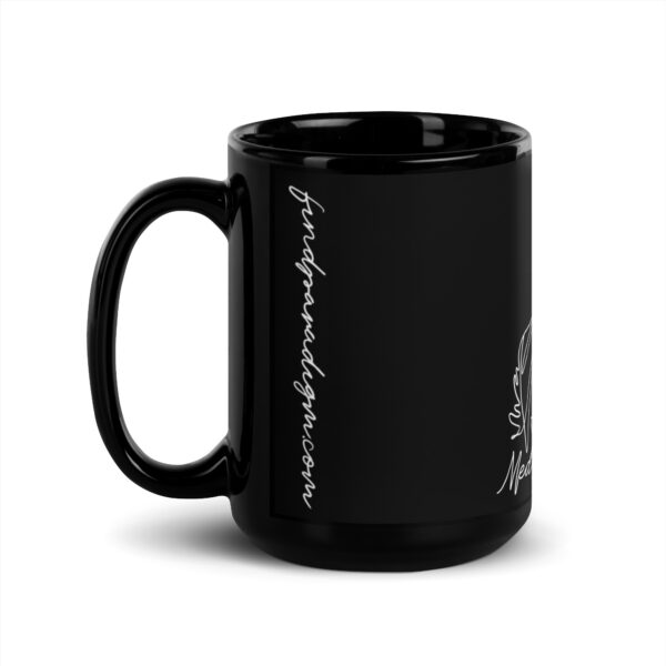 Medgar Evers: Glossy Mug - White Logo - Image 4