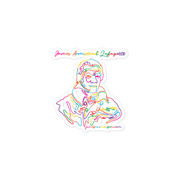 James Armistead Lafayette: Kiss Cut Sticker - Color