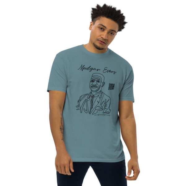 Medgar Evers Interactive Men's Tee - Black - Image 6