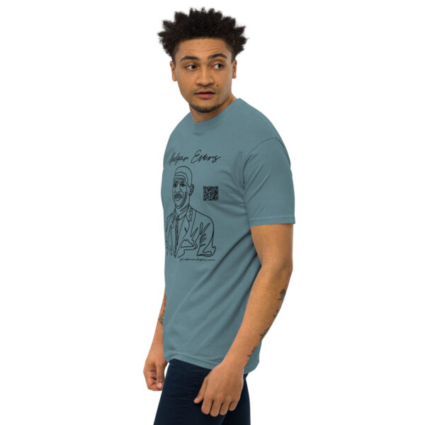 Medgar Evers Interactive Men's Tee - Black - Image 7