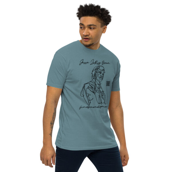 Jesse Leroy Brown Interactive Men's Tee - Black - Image 8