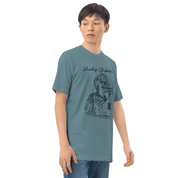 Shirley Chisholm Interactive Men's Tee - Black - Image 8