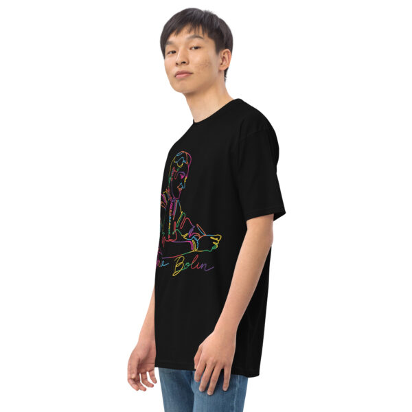 Jane Bolin: Men's Heavyweight Tee - Colorful Logo - Image 4