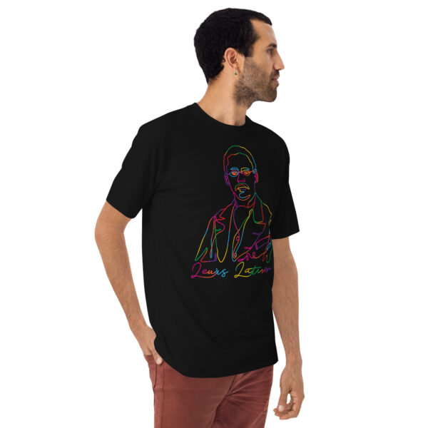 Lewis Latimer: Men's Heavyweight Tee - Colorful Logo