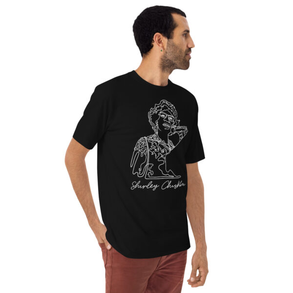 Shirley Chisholm: Men's Heavyweight Tee - White Logo - Image 4