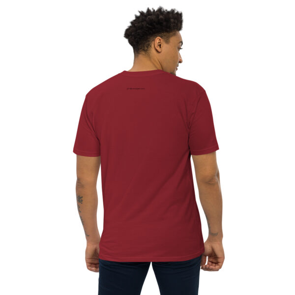 Jesse Leroy Brown: Men’s Heavyweight Tee - Black Logo - Image 3