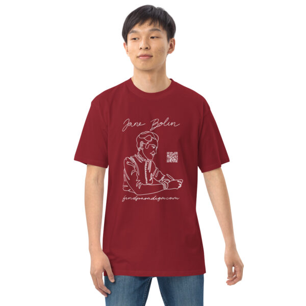 Jane Bolin Interactive Men's Tee - White - Image 15