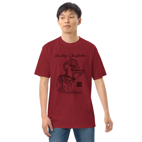 Shirley Chisholm Interactive Men's Tee - Black - Image 6