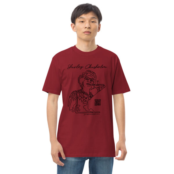 Shirley Chisholm Interactive Men's Tee - Black - Image 2