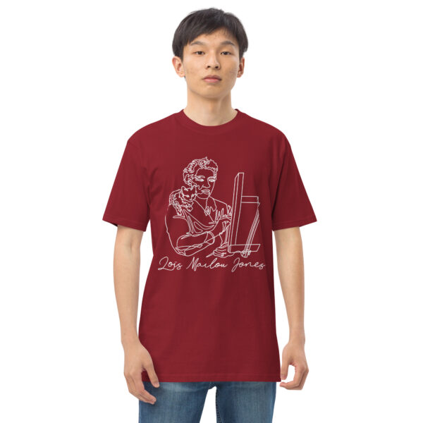 Loïs Mailou Jones: Men's Heavyweight Tee - White Logo - Image 11