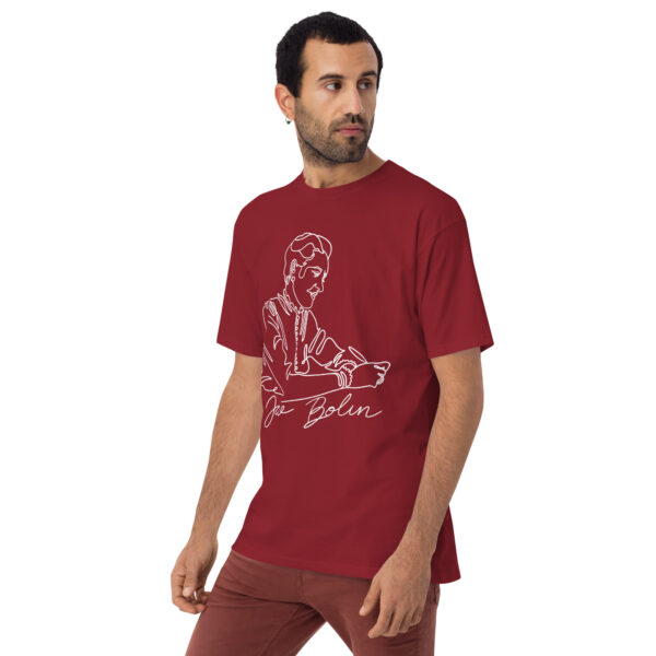 Jane Bolin: Men's Heavyweight Tee - White Logo - Image 6