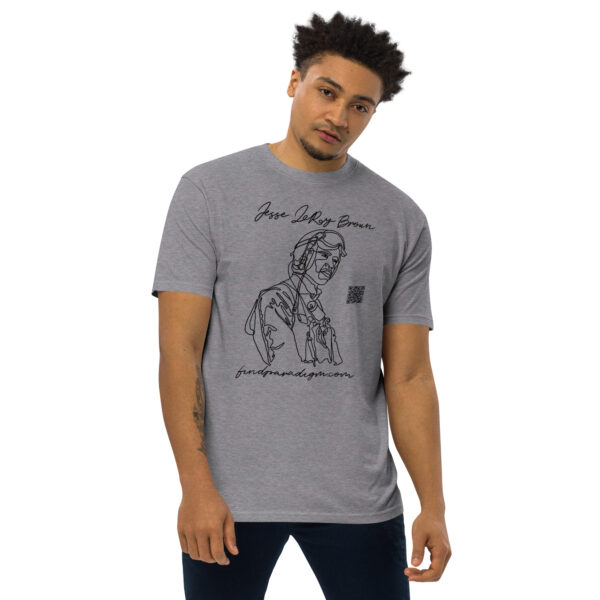 Jesse Leroy Brown Interactive Men's Tee - Black - Image 10