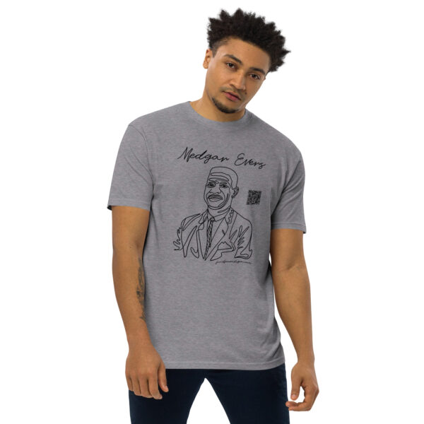 Medgar Evers Interactive Men's Tee - Black - Image 10