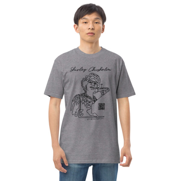 Shirley Chisholm Interactive Men's Tee - Black - Image 12