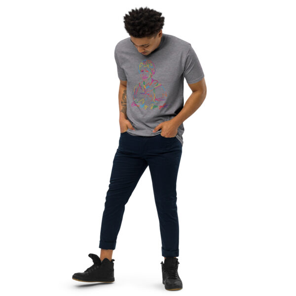 Dorothy Height: Men's Heavyweight Tee - Colorful Logo - Image 7