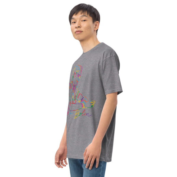 Jane Bolin: Men's Heavyweight Tee - Colorful Logo - Image 8