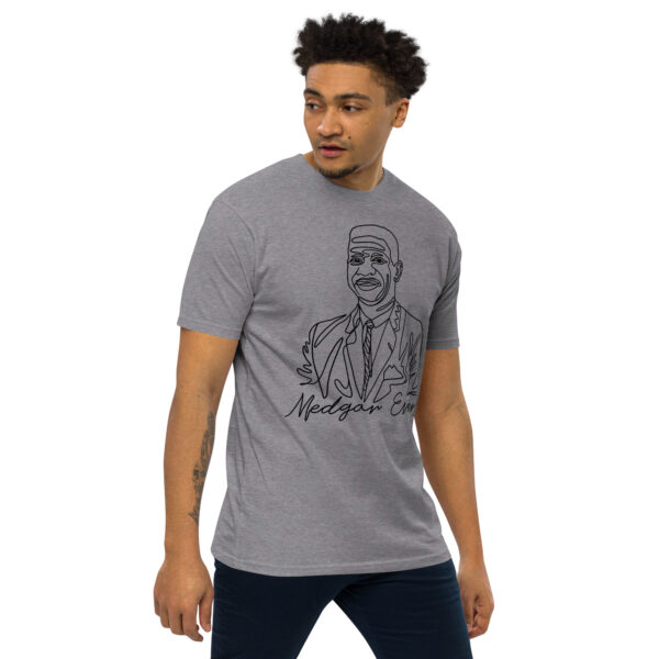 Medgar Evers: Men’s Heavyweight Tee - Black Logo