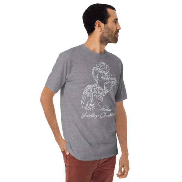 Shirley Chisholm: Men's Heavyweight Tee - White Logo