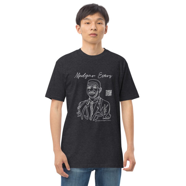 Medgar Evers Interactive Men's Tee - White - Image 6