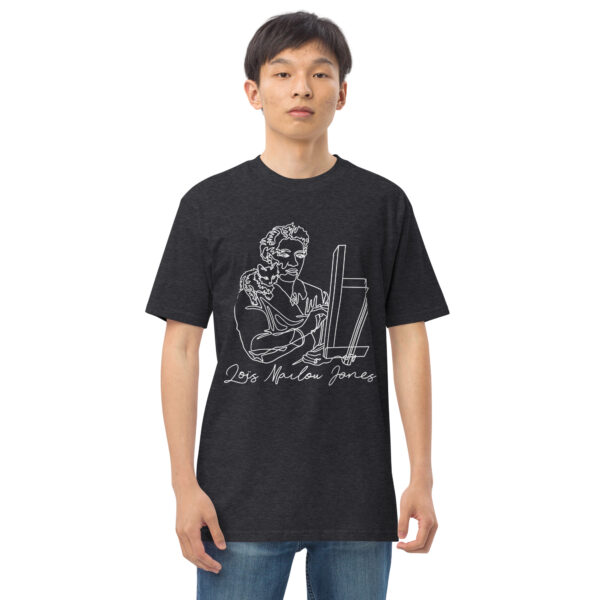 Loïs Mailou Jones: Men's Heavyweight Tee - White Logo - Image 7