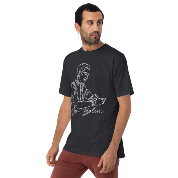 Jane Bolin: Men's Heavyweight Tee - White Logo - Image 4