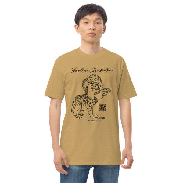 Shirley Chisholm Interactive Men's Tee - Black - Image 17