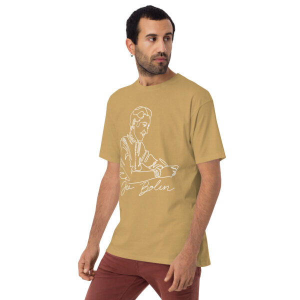 Jane Bolin: Men's Heavyweight Tee - White Logo - Image 10