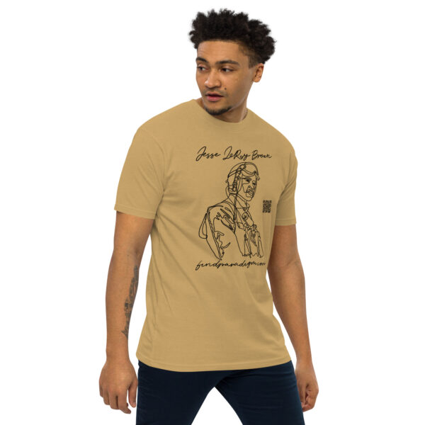 Jesse Leroy Brown Interactive Men's Tee - Black - Image 16
