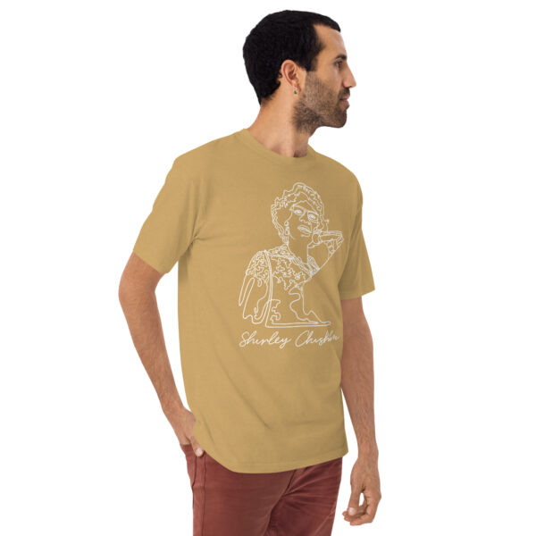Shirley Chisholm: Men's Heavyweight Tee - White Logo - Image 13