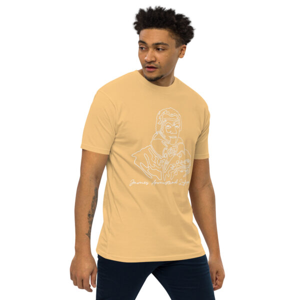 James Armistead Lafayette: Men's Heavyweight Tee - White Logo - Image 13